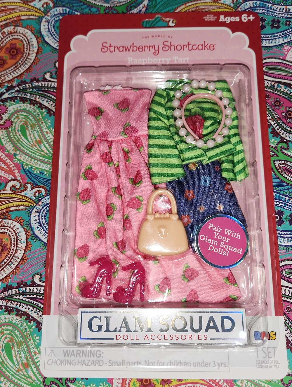 Strawberry Shortcake Raspberry Tart Glam Squad fashion doll outfit 1/6 Scale